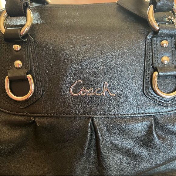 COACH Madison Leather Large Sabrina Satchel Handbag - Picture 9 of 16